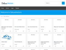 Tablet Screenshot of deluxevectors.com